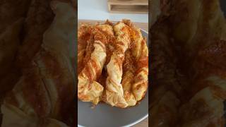 These cheese puff pastry twists were a total hit EasyRecipe SnackTime CheesyGoodness [upl. by Krebs612]