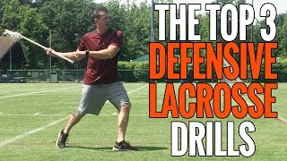 3 Lacrosse Defensive Drills EVERY Defender Should Be Doing [upl. by Bannon]