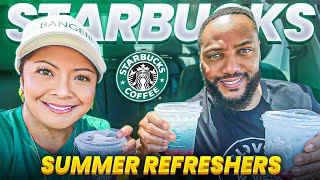 STARBUCKS SUMMER BERRY REFRESHERS REVIEW [upl. by Trahern]