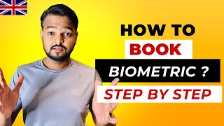 How to Book an VFS Appointment for Biometric  Complete Process Step by Step  UK VISA [upl. by Huebner]