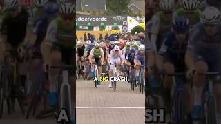 CycloCross Carnage😱 Massive Crash at Ruddervoorde Start 🚴‍♂️ [upl. by Yenolem]