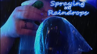 ASMR Spraying Water On The Microphone  Raindrops Sounds  No Talking [upl. by Vilberg]