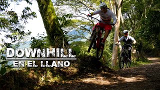 DOWNHILL EN EL LLANO  Pista Natural Sendero Vereda Palmichal  Villavicencio [upl. by Alrick]