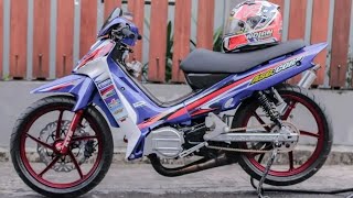 BEGINI SUARANYA FIZR UNDERBONE ROAD RACE SUARA GARANG PARAH [upl. by Merrily]