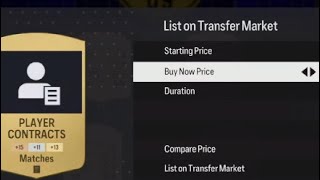 FC24  How to sell contracts in Ultimate Team  UT [upl. by Opportina]