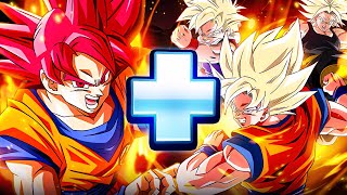 PHY DOKKANFEST GOD GOKU  LR PHY SSJ GOKU GOHAN amp TRUNKS DBZ Dokkan Battle [upl. by Jenine742]