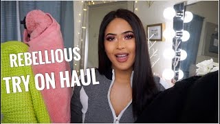 WINTER REBELLIOUS FASHION TRY ON HAUL Taisha [upl. by Estell]