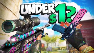 BEST CSGO SKINS FOR UNDER 1 2023 [upl. by Akina]