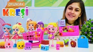 Oyuncak kreşi Ayşe ve Shopkins minimarkette alışveriş öğreniyorlar [upl. by Skyler]