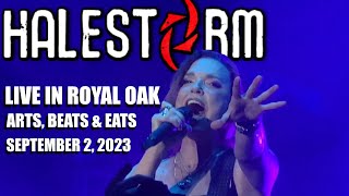 HALESTORM Full Show “Live in Royal Oak” on September 2 2023 at Arts Beats amp Eats [upl. by Garik]