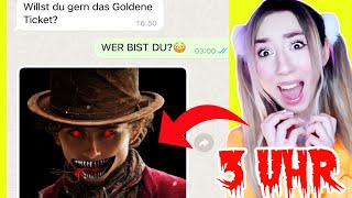 öffne niemals diese virale Nachricht von Willy Wonka um 3 Uhr nachts auf IPhone Handy  WhatsApp [upl. by Jaime]