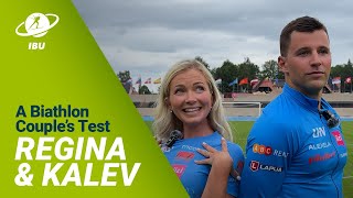 A Biathlon Couple Test with Regina and Kalev Ermits [upl. by Lilaj332]