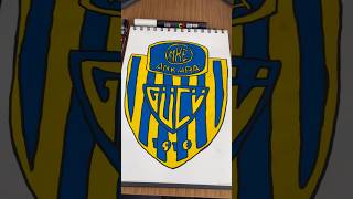 Ankaragücü Özel Logo Çizimi Ve Boyaması ⚽️🎨 ankara keşfet [upl. by Dupaix]