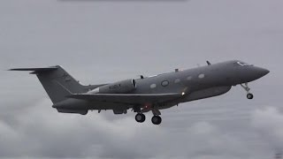 Italian Air Force Gulfstream III Takeoff [upl. by Asirralc35]