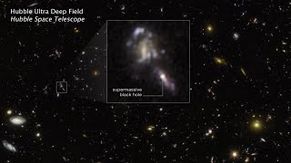 Supermassive Black Holes in Hubble Ultra Deep Field captured by Hubble Space Telescope hubble [upl. by Amocat]