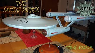 POLAR LIGHTS STAR TREK TOS ENTERPRISE PART24 [upl. by Luisa]