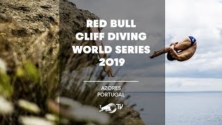 REPLAY Red Bull Cliff Diving World Series 2019  Azores Portugal [upl. by Aniretak]