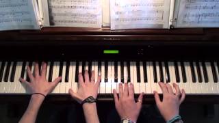 Phantom Of The Opera Medley  Piano Duet [upl. by Lerim326]