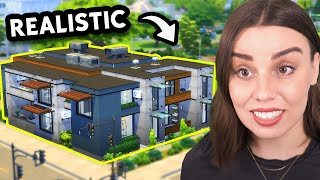 I built realistic apartments in The Sims 4 For Rent [upl. by Chanda]