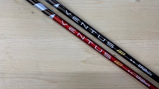 Club Junkie Review of the new Fujikura Ventus TR Red and TR Black shafts  Ventus TR giveaway [upl. by Dominy]