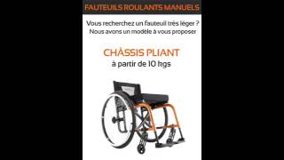 Fauteuil roulant manuel [upl. by Ras910]