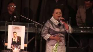 HEARTBREAKING Rebecca Malope breaks down in tears as she pays tribute to Lundi Tyamara [upl. by Ocirred]