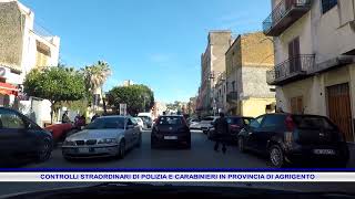 CONTROLLI STRAORDINARI DI POLIZIA E CARABINIERI IN PROVINCIA DI AGRIGENTO [upl. by Igal]