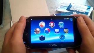 PS Vita Unboxing  erste Eindrücke [upl. by Iaw]