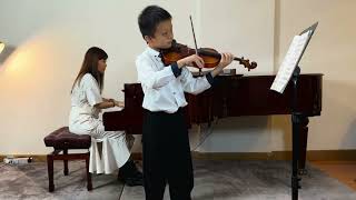 Sora Ikeda ABRSM 2024 Violin Grade 8 exam Merit Irene Chan piano accompaniment [upl. by Ulrich]