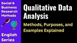 Understanding Qualitative Data Analysis Methods Purposes and Examples Explained  English [upl. by Elfreda1]