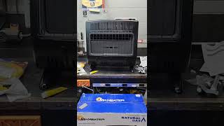 30000 BTU Natural Gas Garage Heater cheaper option then electric heat [upl. by Odilia]