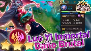 Luo Yi Inmortal Daño Brutal Carreador  MOBILE LEGENDS  AJEDREZ MÁGICO [upl. by Anilec568]