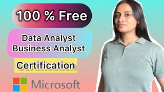 I completed free Certificates  DATA ANALYST Business Analyst in 7 days Microsoft amp Linkedin [upl. by Casady955]