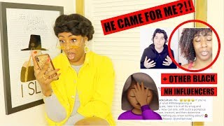 I React To WHITE GUY Who Came For ME  Other NATURAL HAIR Influencers🙄🤬👊🏾  HeTriedIt [upl. by Aniuqal]