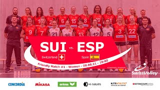 Swiss National Team  Women Friendly Match 1 Switzerland – Spain 08082021 1800 [upl. by Buckels]