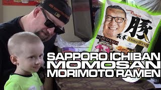 Sapporo Ichibans New Momosan Iron Chef Morimoto Ramen  Unboxing Time [upl. by Lachish42]