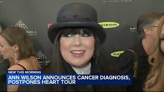 Singer Ann Wilson announces cancer diagnosis postpones Heart tour [upl. by Coridon]