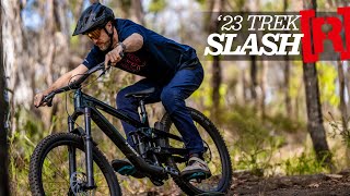 Trek Slash  allnew for 2023  First Ride Review [upl. by Adieno75]