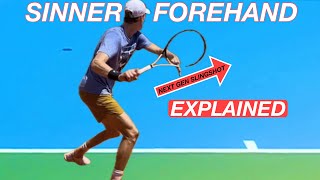 Jannik Sinner’s Next Gen Slingshot Forehand Explained [upl. by Llieno]