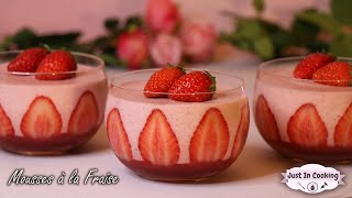 Recette de Mousses à la Fraise [upl. by Qerat]