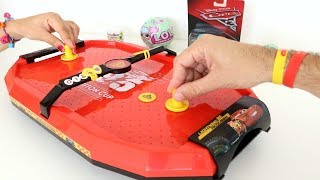 TotoyKids Jugando al Hockey sobre Mesa de Cars 3 Niños contra Niñas Quién ganará [upl. by Ecnahc761]