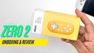 8BitDo Zero 2 Keychain Mini Controller Full Review 2024 [upl. by Ecniuq]