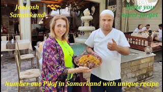 Joni Osh Samarkand Pilaf HD 720p Osh Pilaf Samarkand VisitUzbekistan [upl. by Ellekcir]