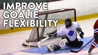 Top three ways for a hockey goalie to improve hip flexibility [upl. by Arriec573]