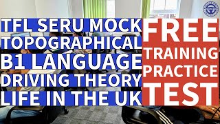 FREE training mock tests and practice  TfL SERU Assessment  Topographical Test  Driving Theory [upl. by Eeresid]