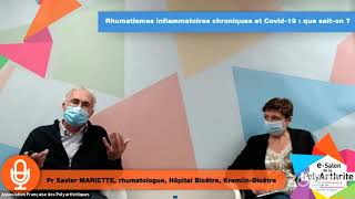 Rhumatismes inflammatoires chroniques et Covid19  que saiton [upl. by Ailecra68]