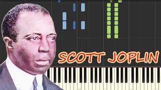 The Ragtime Dance  Scott Joplin Piano Tutorial Synthesia [upl. by Sharleen360]