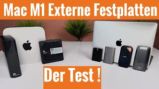 Externe SSD MacBook Pro m1 für MacBook Air m1 amp Mac Mini m1im Test  Gute Festplatten für deinen Mac [upl. by Stedt]