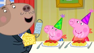 Grandpa Pigs Birthday Meal 🍝  Peppa Pig Official Full Episodes [upl. by Newhall465]