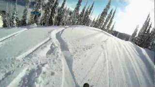 GoPro Skiing  Fernie BC  Meet me in Timber Bowl [upl. by Carline]